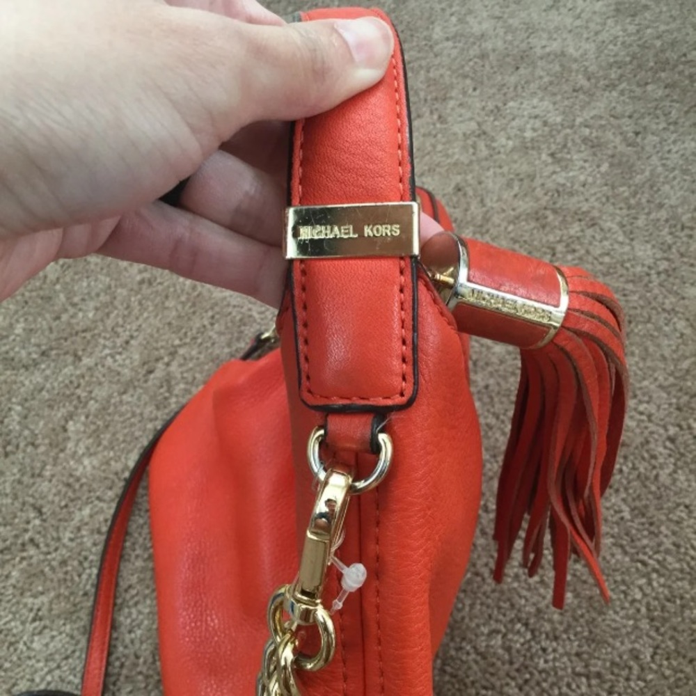 Red Leather Purse - Picture 5 of 8